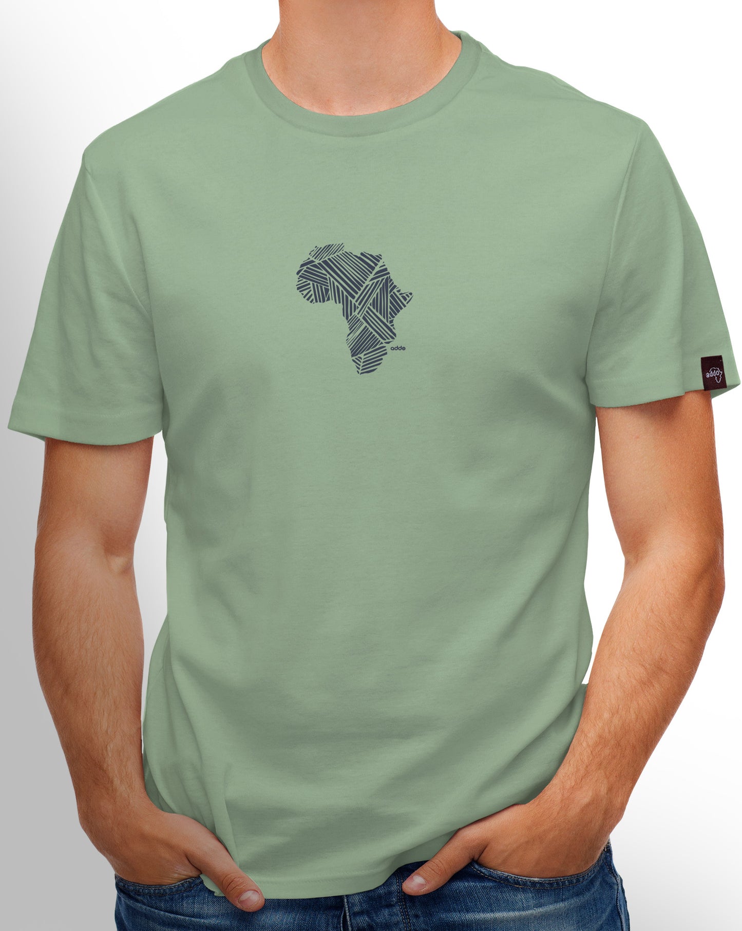 Africa silhouette men's T-shirt